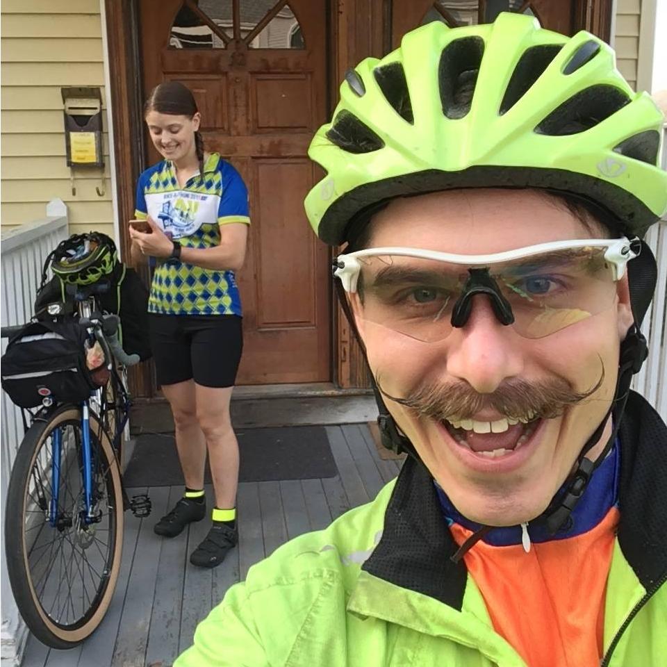Heading out on our first bike tour!