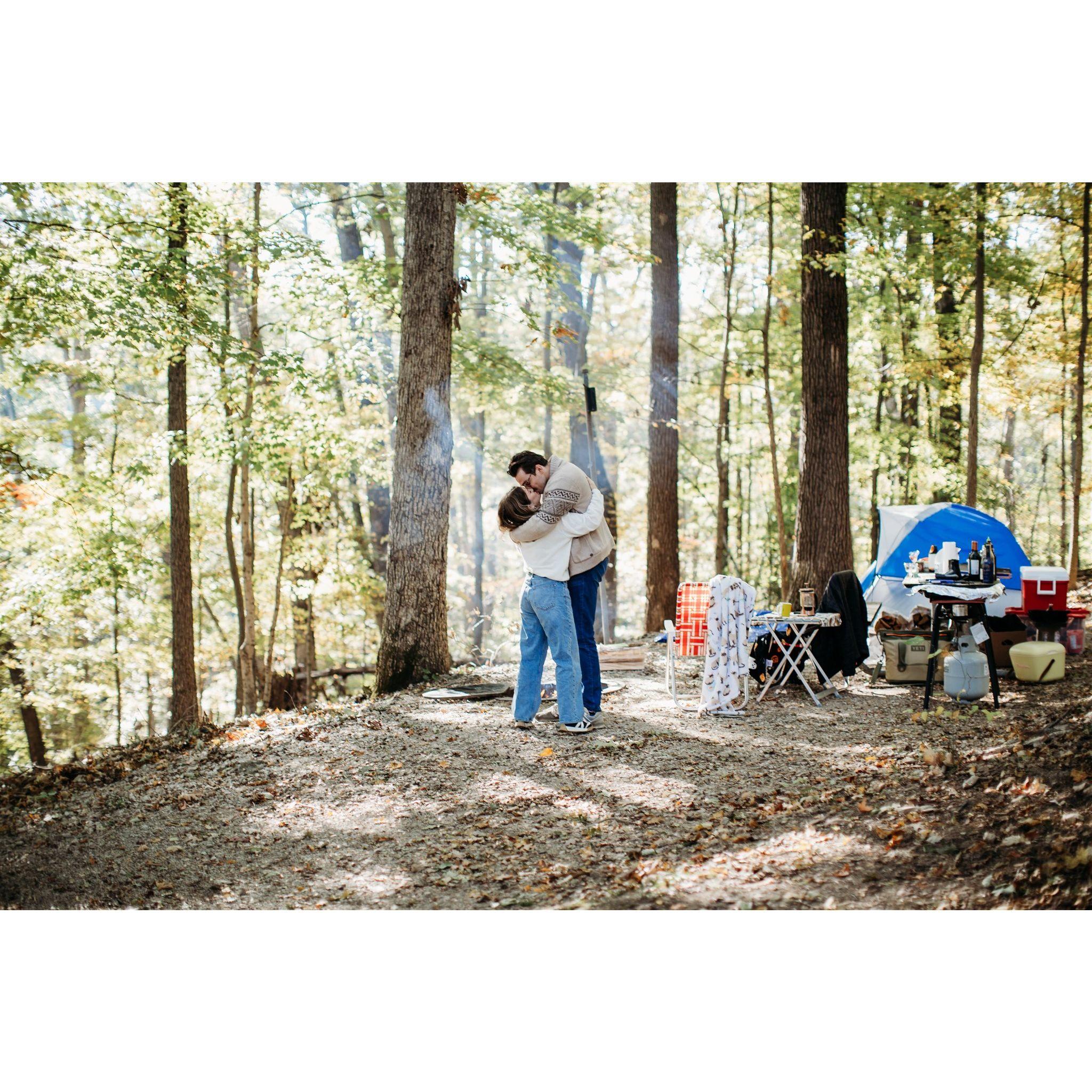 Here's a fun sequence of photos of when I asked Cayleigh to marry me and when she finally realized what was happening.