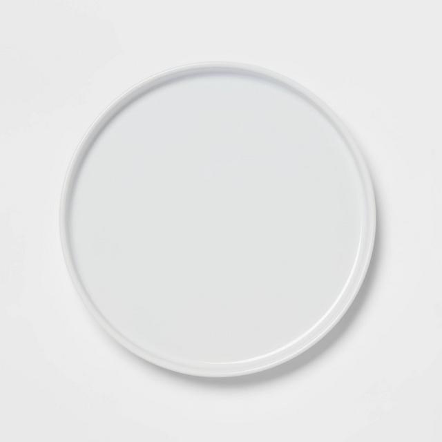 8" Stoneware Stella Salad Plate White - Threshold™