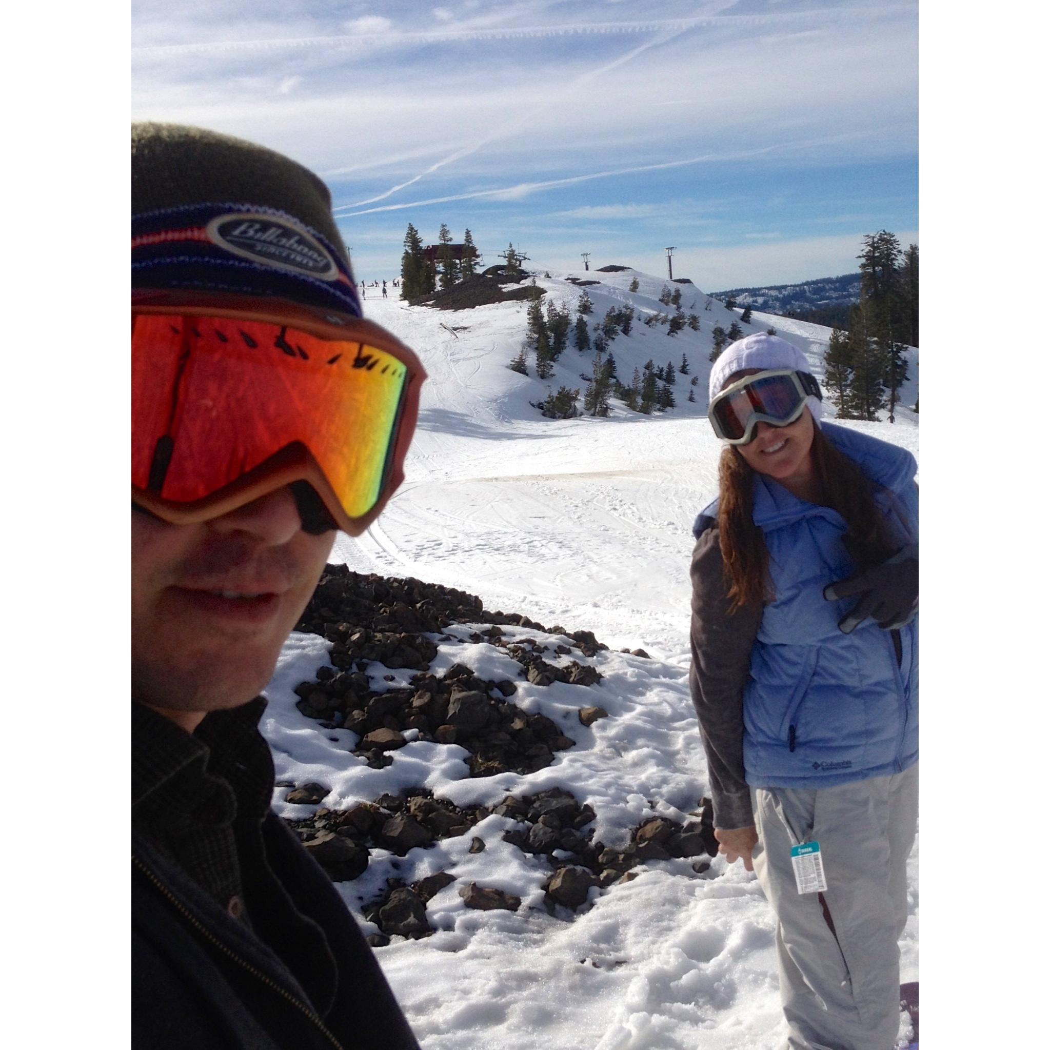 Eric's new favorite sport: Snowboarding