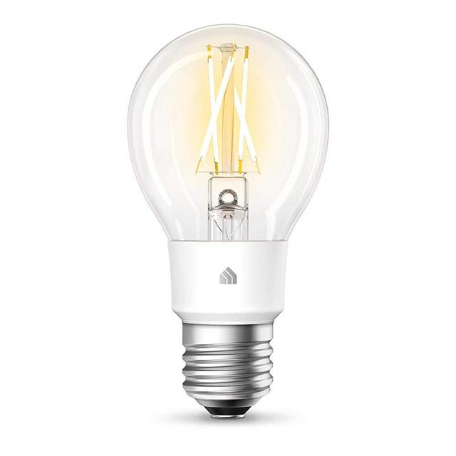 Kasa Smart Wi-Fi LED Bulb by TP-Link, Filament A19 E26 Smart Light Bulb, Soft White 2700K, Dimmable, No Hub Required,Compatible with Alexa & Google Assistant,Antique Vintage Style (KL50)