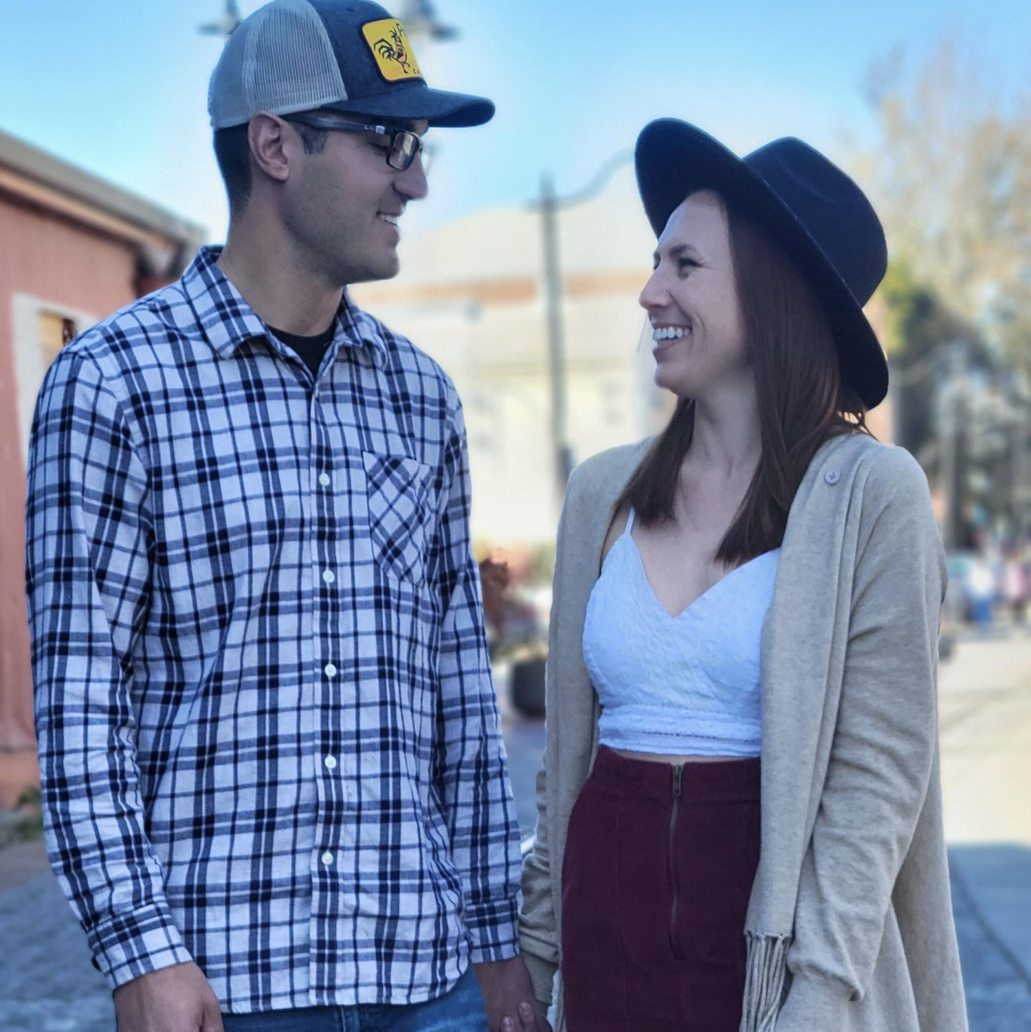 Brittany and Matt's engagement photo.