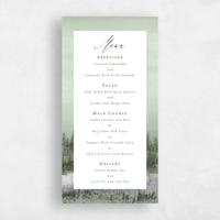 Green Wedding Menu - Rockford