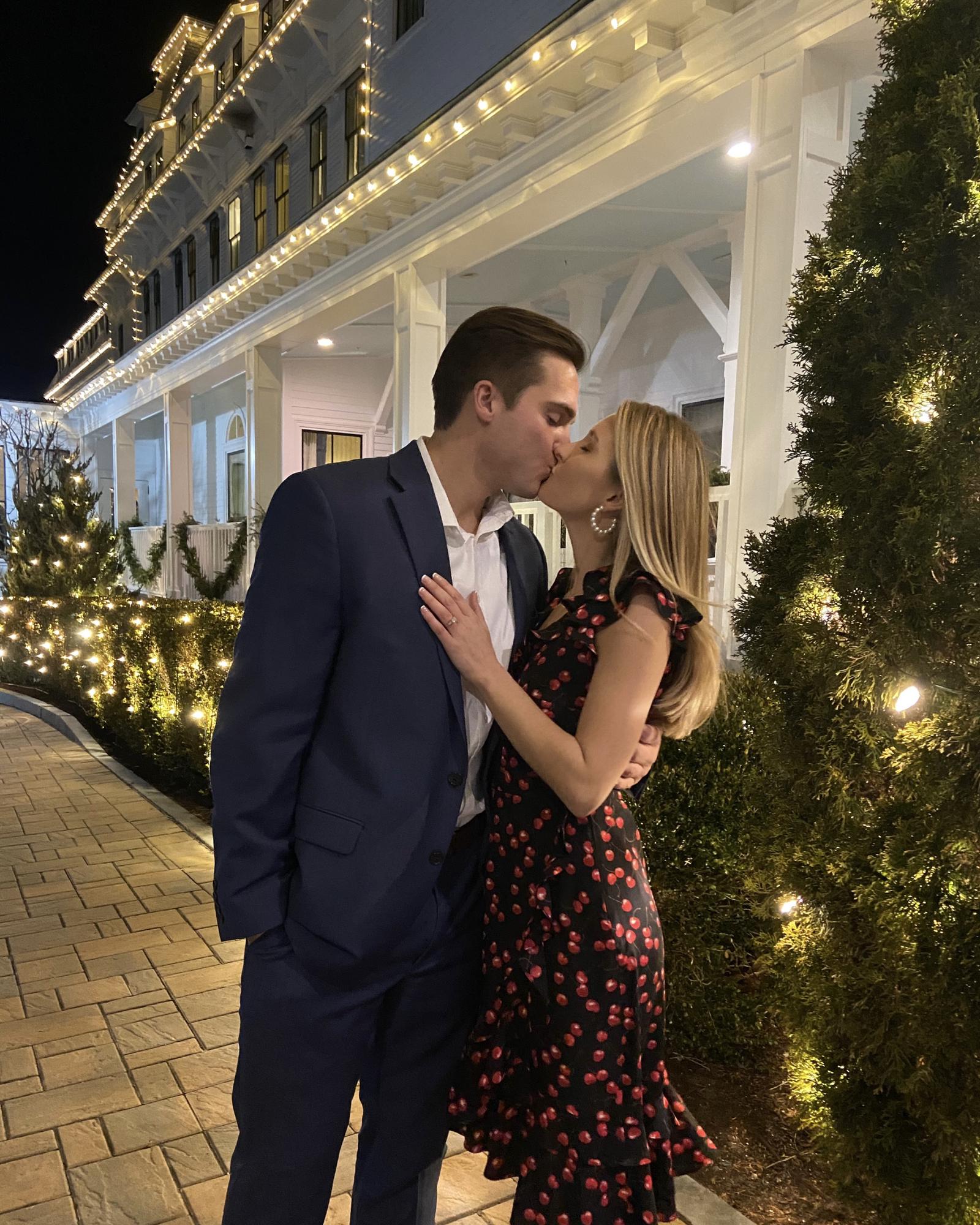 Wentworth by-the-sea Hotel December 17, 21. Our engagement night!