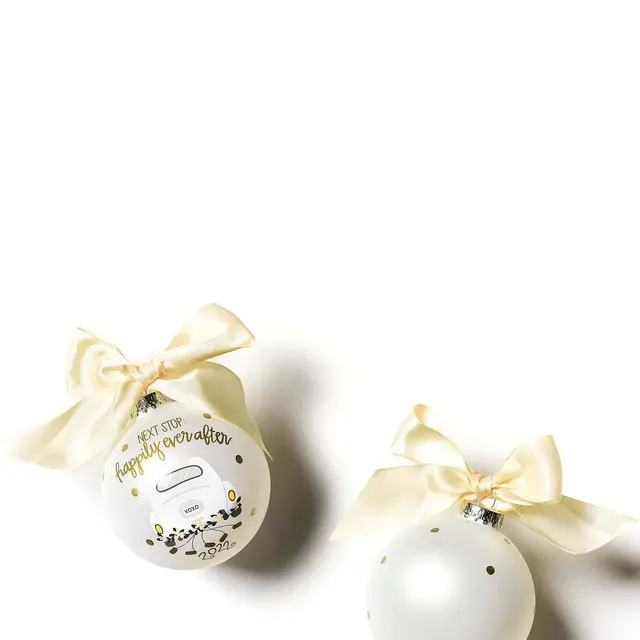 Coton Colors2022 Next Stop Glass Ornament