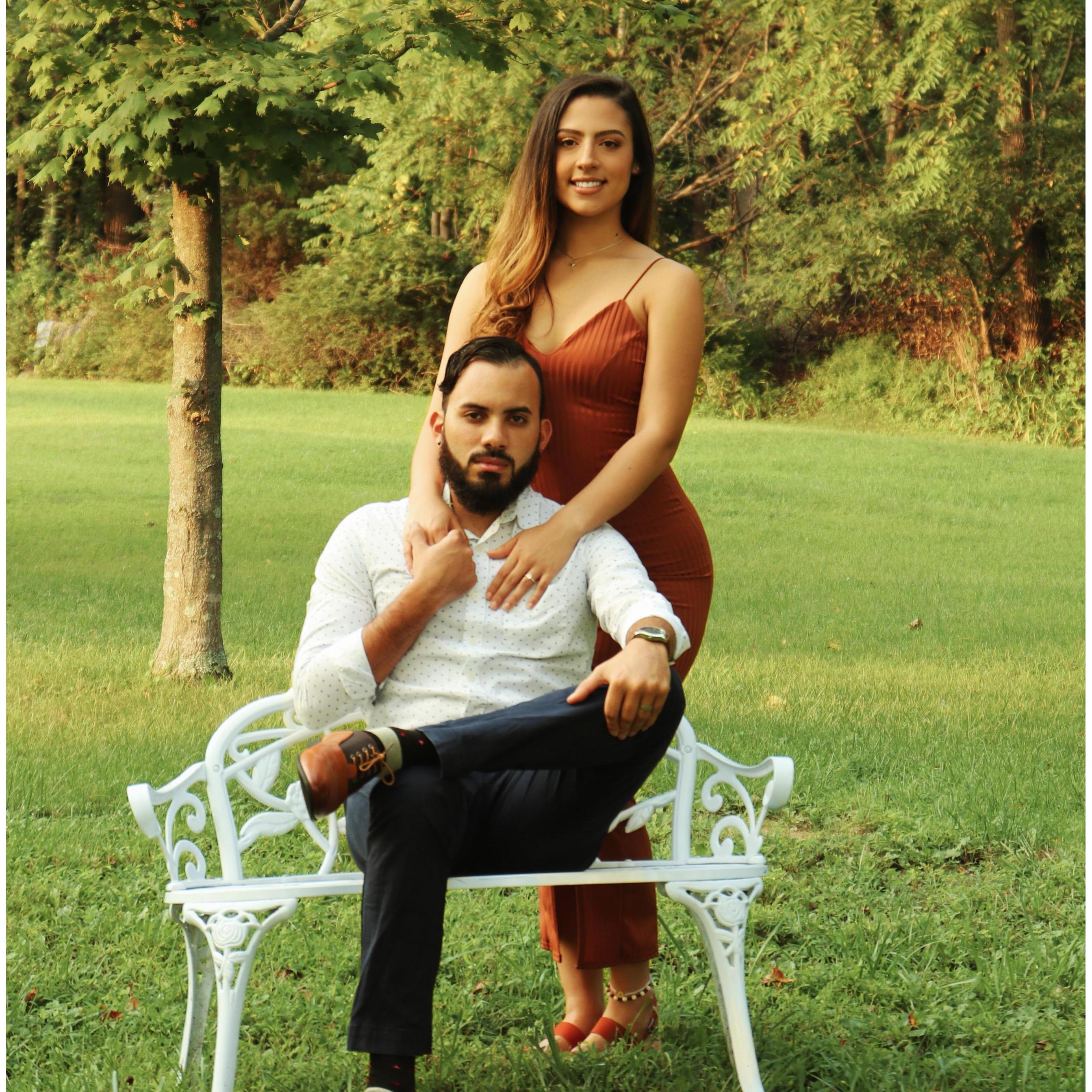 One of our engagement photos. August 2020