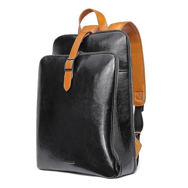CLUCI Womens Backpack Purse Leather 15.6 Inch Laptop Large Travel Business Vintage Shoulder Bags