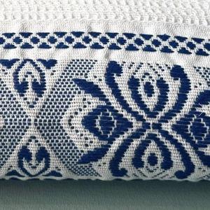 Greek Bedspread Blue/White