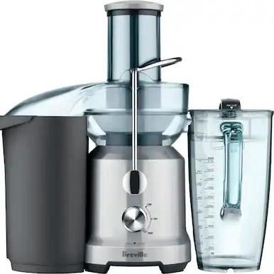 Breville - Juice Fountain Cold Electric Juicer - Silver