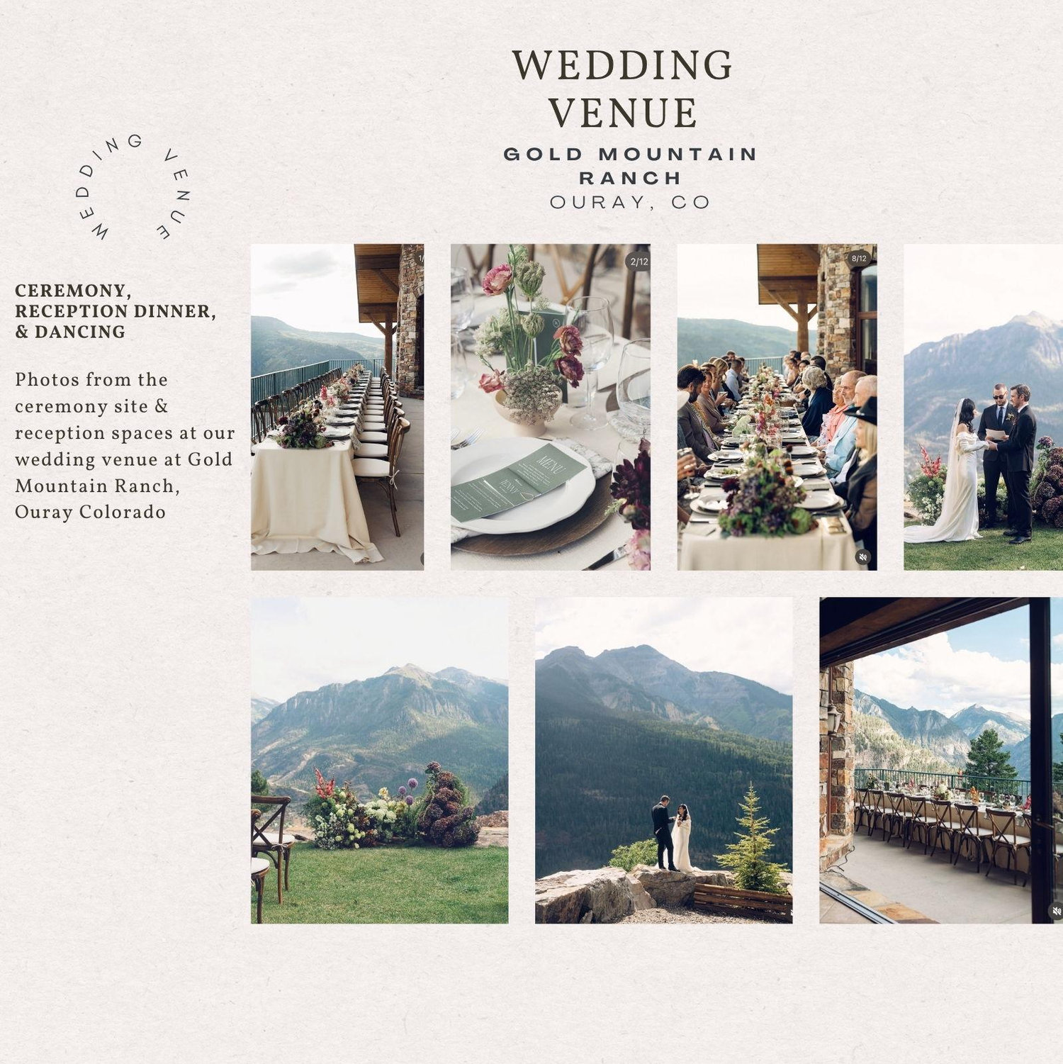 Our Wedding Venue + Reception