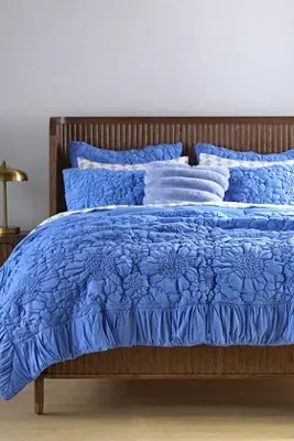 Dahlia Cotton Jersey Floral Quilt