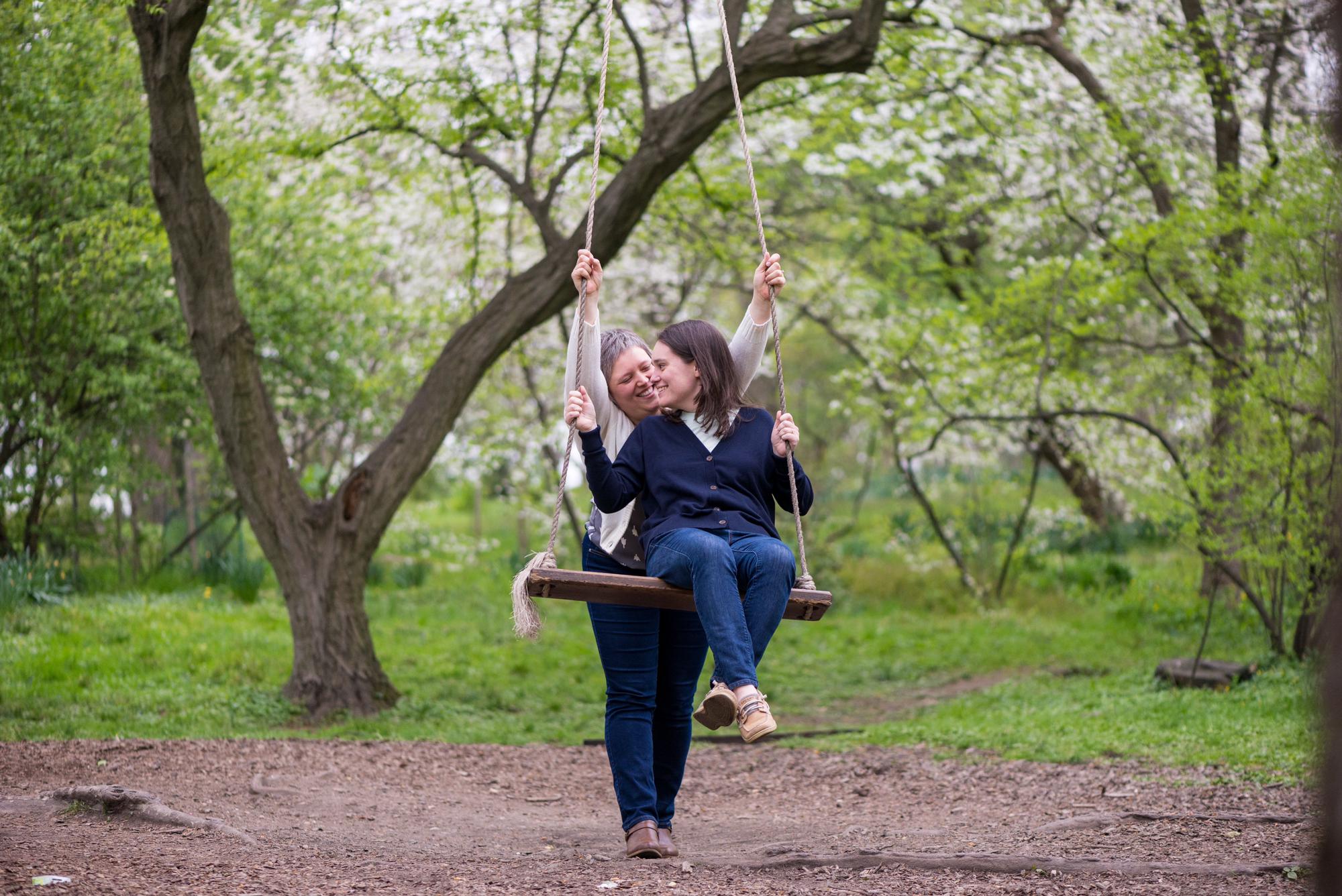 Engagement photos. April 2021. Courtesy of Lindsay Ladd.