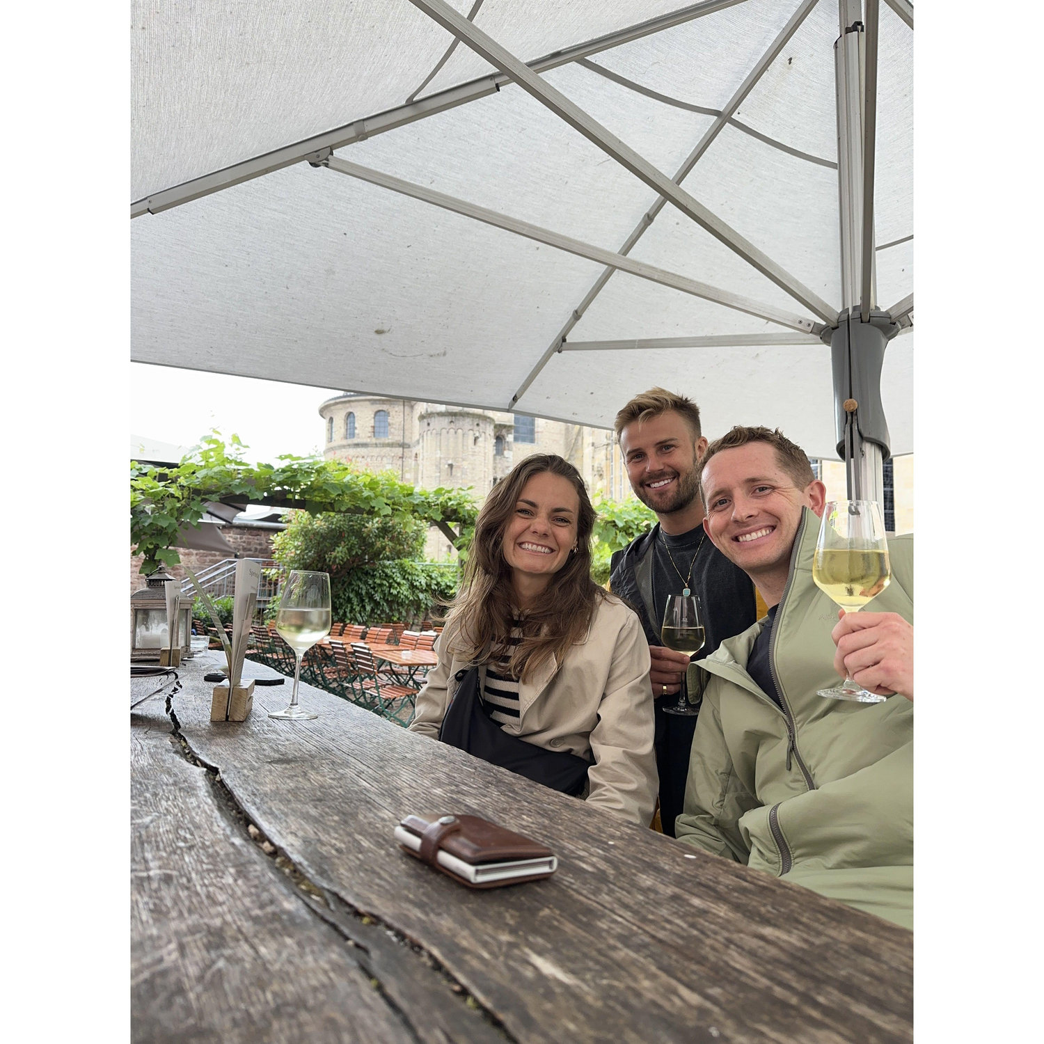 Jack visting - wine in Trier!