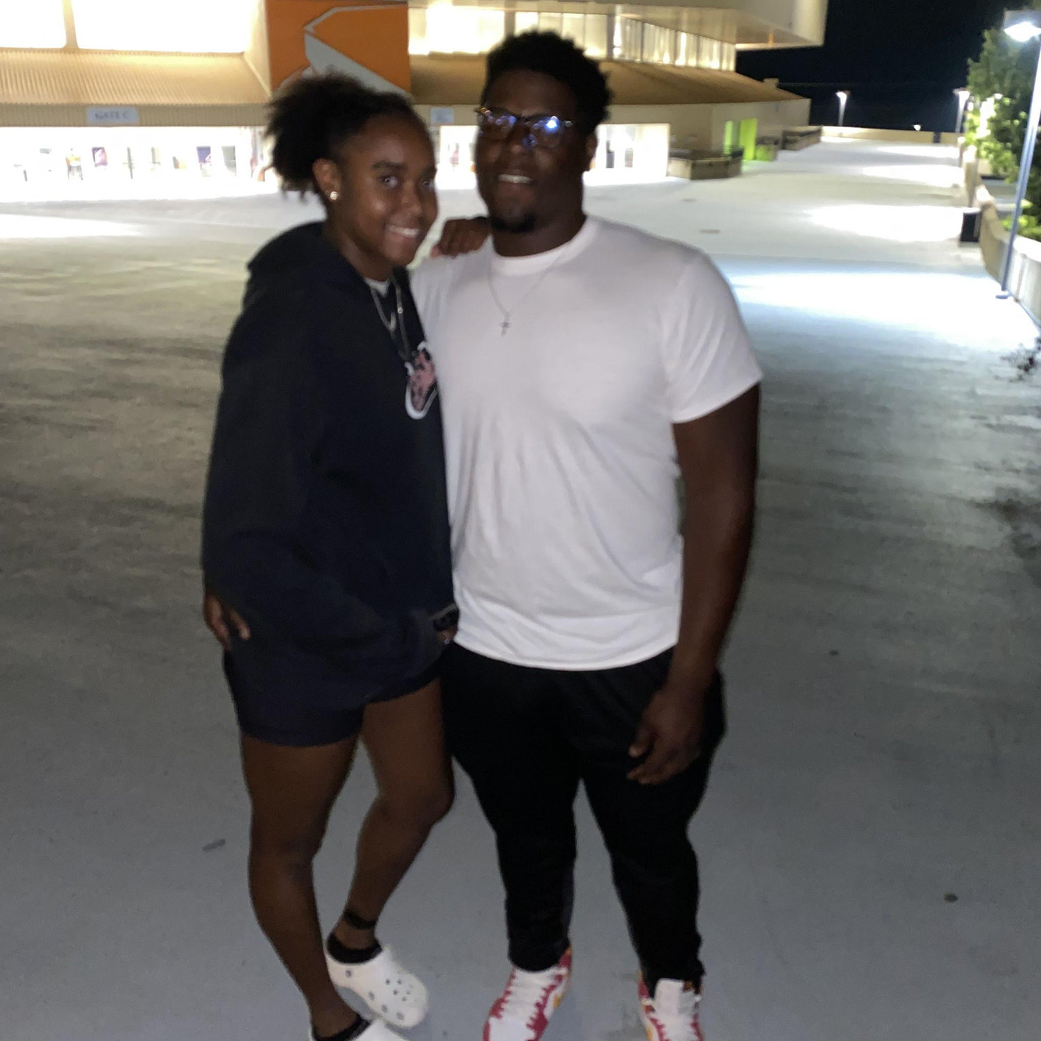 Our first picture together! Blurry.. unplanned.. but the start of something perfect!