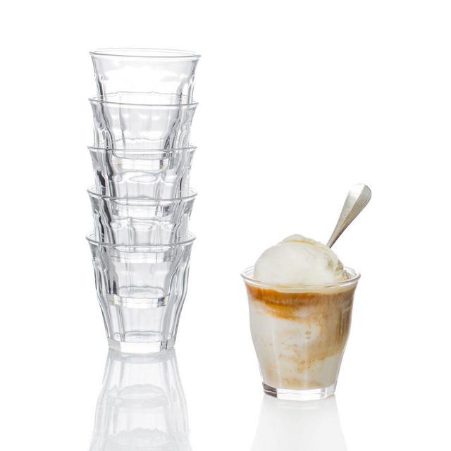 Colored Bistro Glasses, S/6 - Clear