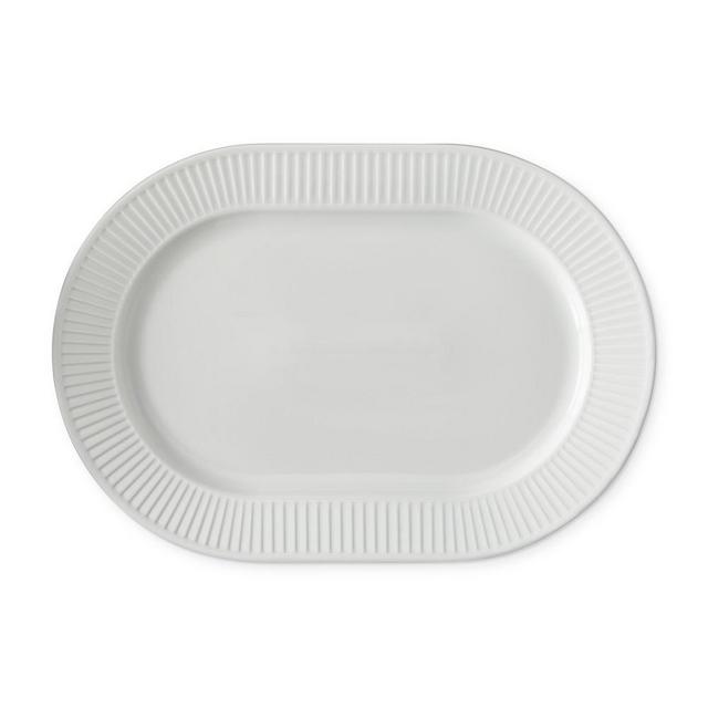 Plisse Oval Platter