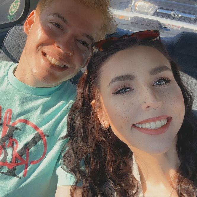 On our way to a comedy show!