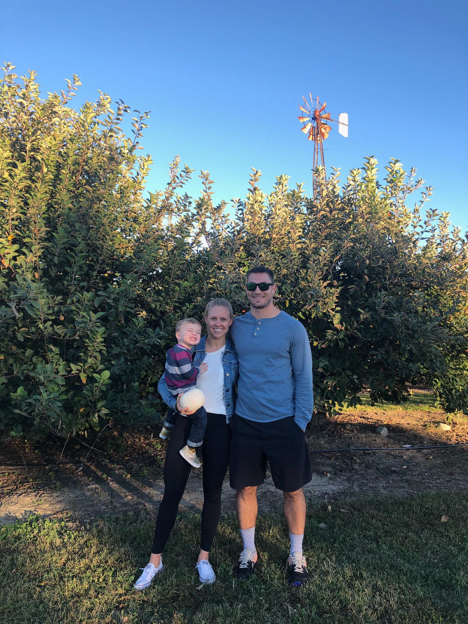 Oct. 2018. Doing Fall things with our fav little buddy.
