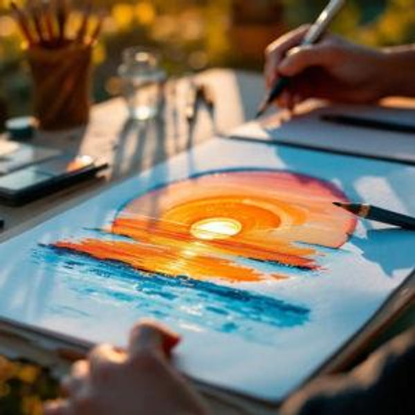 Honeymoon Sunset Paint & Sip