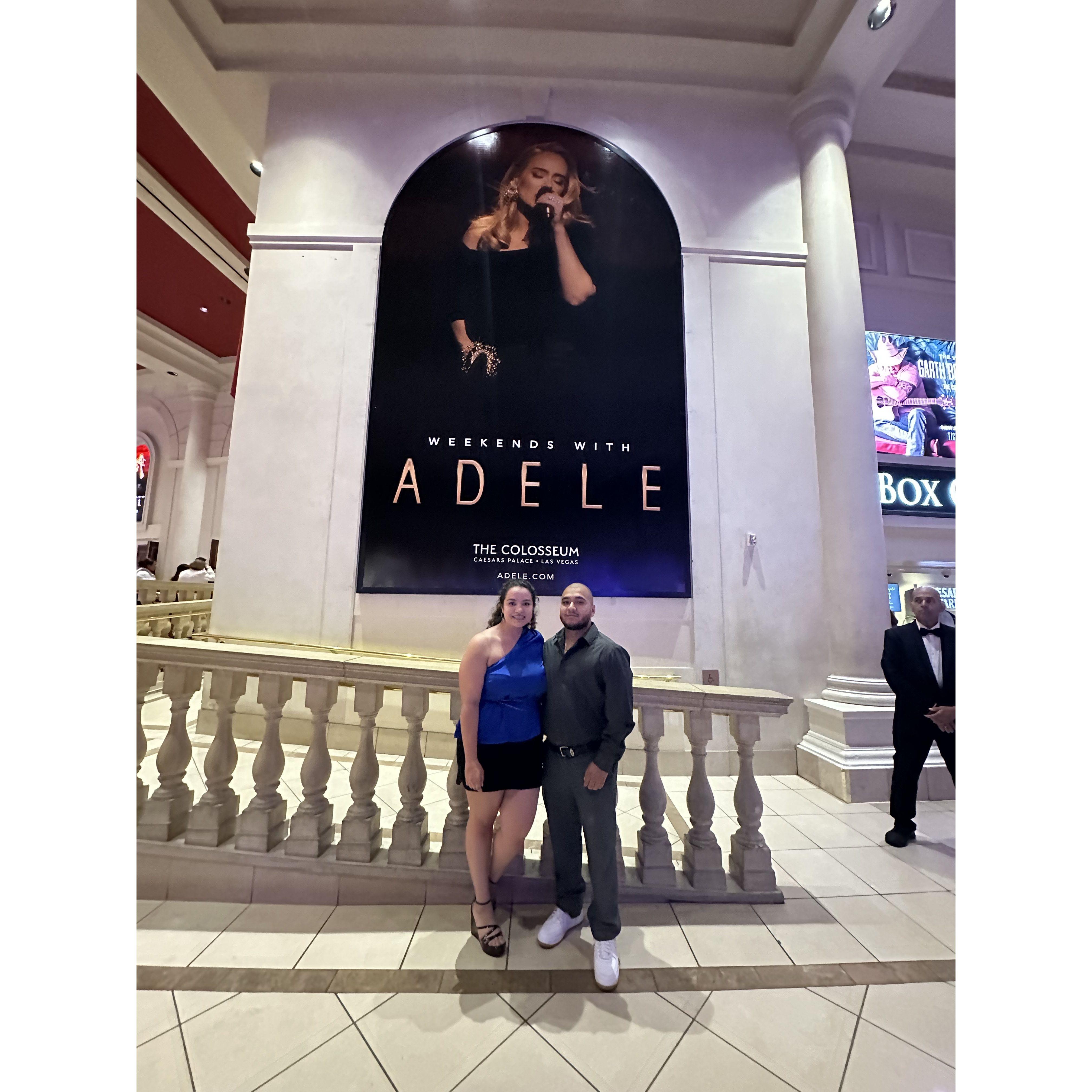 Adele concert in Caesars Palace, Las Vegas
