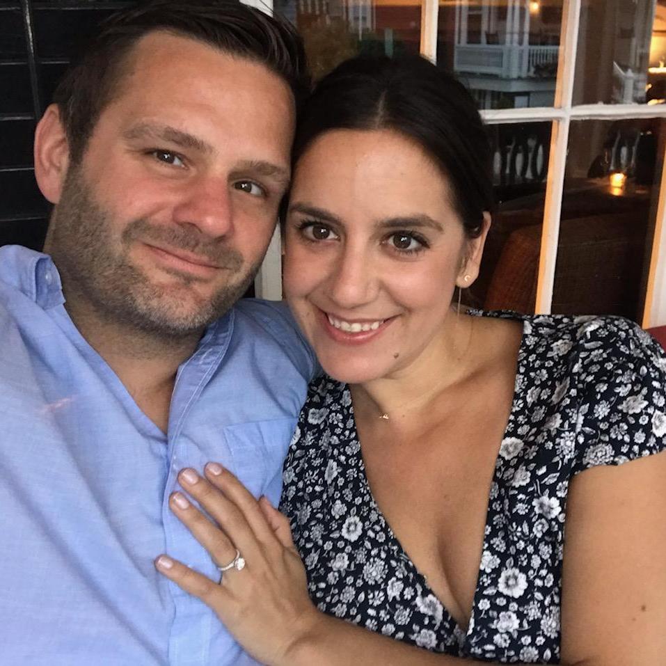 The night we got engaged!