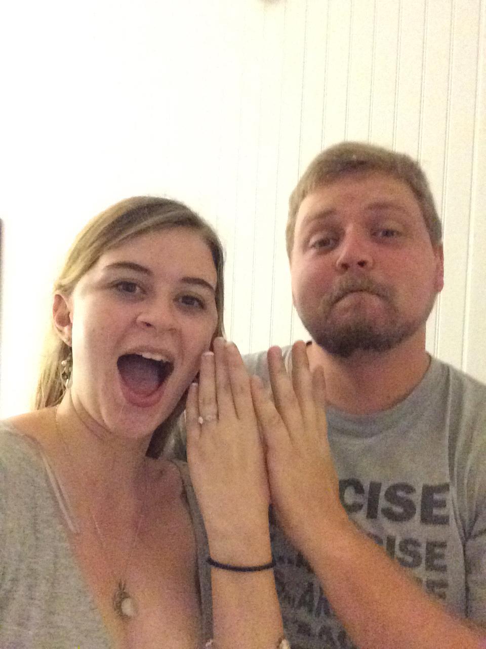 First engagement photo together