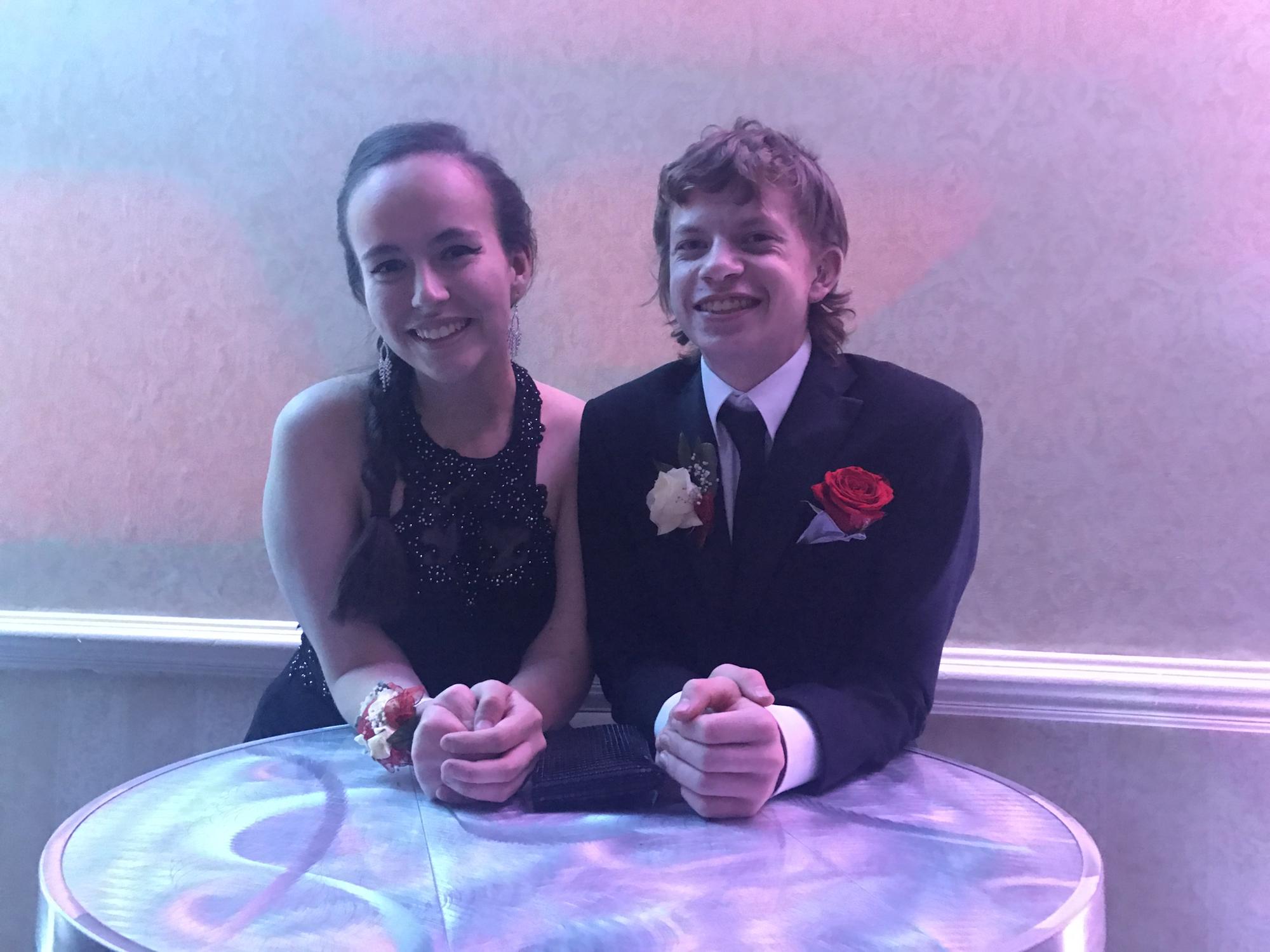 One of our favorite photos from prom! Everyone told us to get it framed!