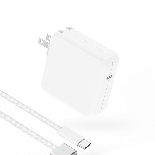 Charger for MacBook Air 13 15 inch MacBook Pro 14 inch 2025 2024 2023 2022 2021 M4 M3 M2 M1, 70W USB C Power Adapter, 6.6FT USB C to 3 Braided Cable with LED, Powerful Connect, Original Quality