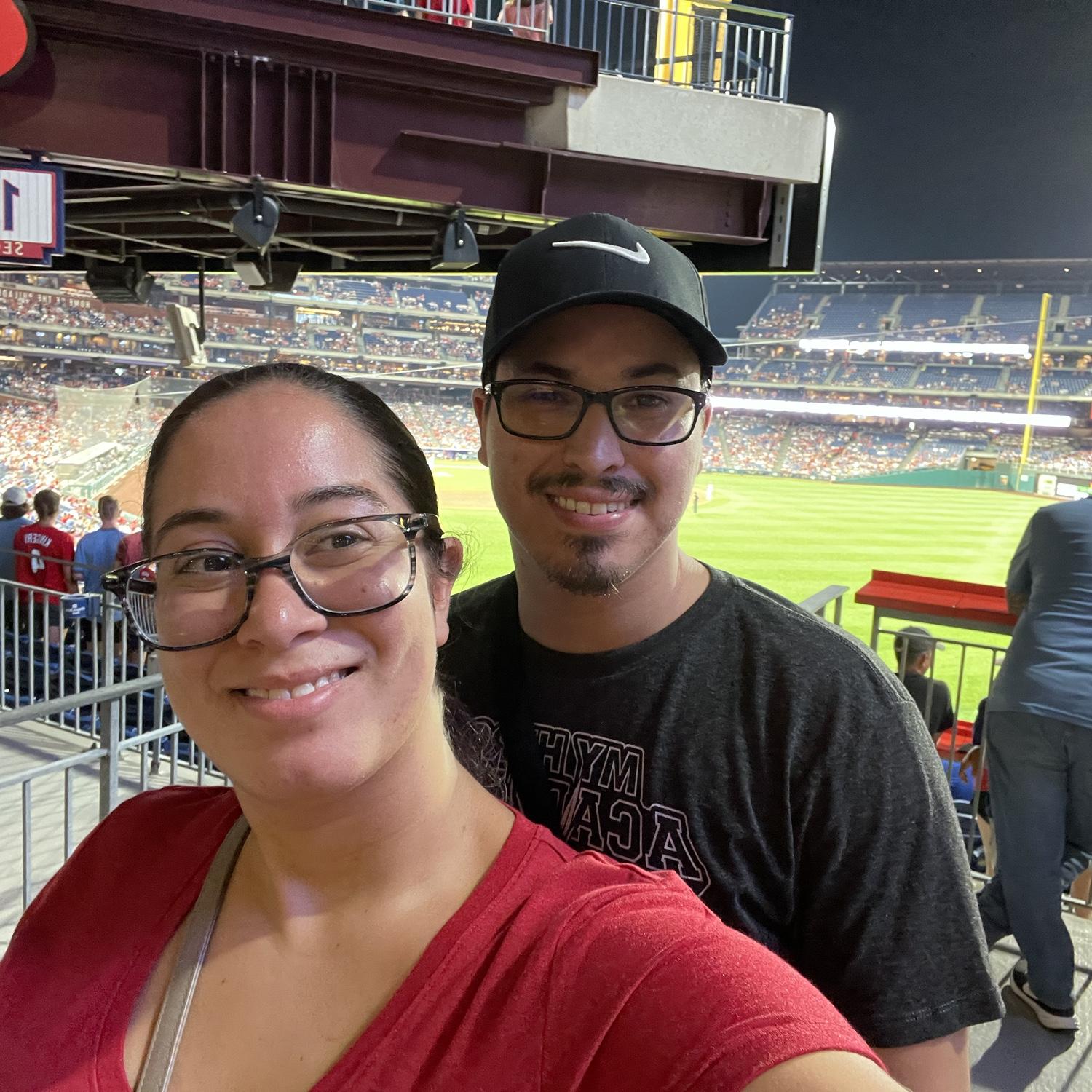 Our first Phillies game together!