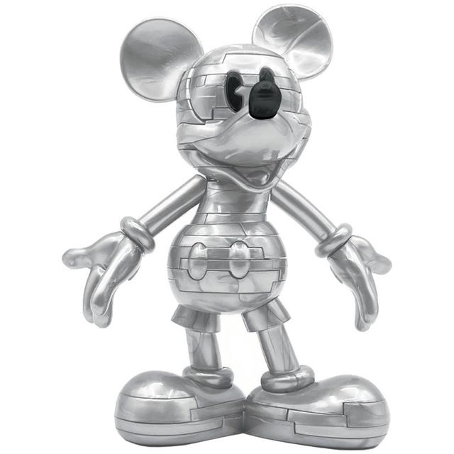 BePuzzled 3D Crystal Puzzle - Disney 100 Platinum Edition - Mickey Mouse, 37 Pieces