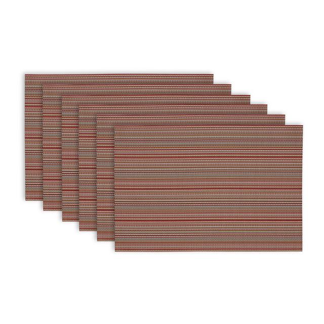 6pk Brown Placemat 13"x19" - Design Imports