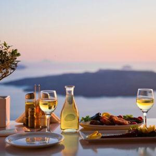 Dinner For Two in Milos Greece (Honeymoon)