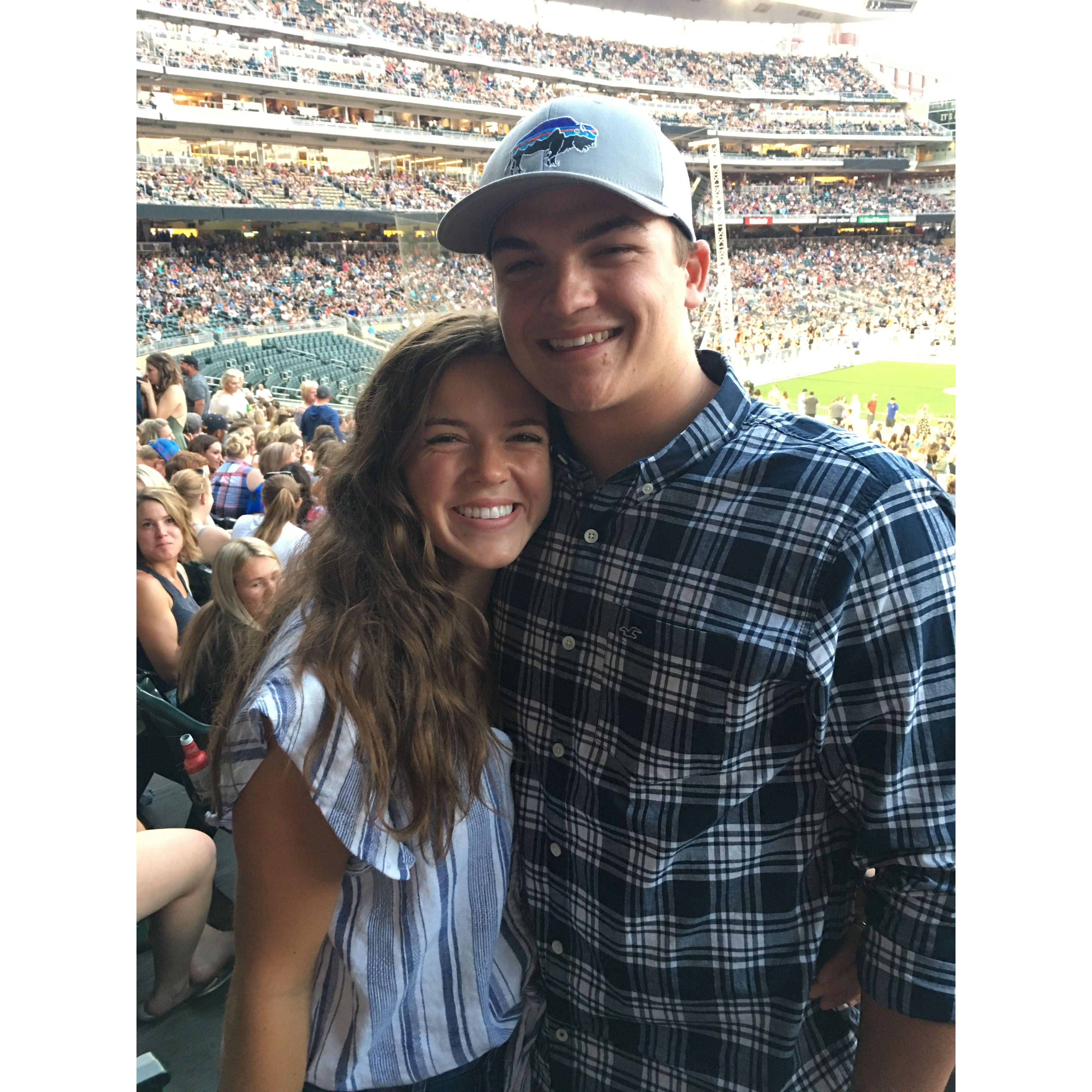 One of many concerts together!