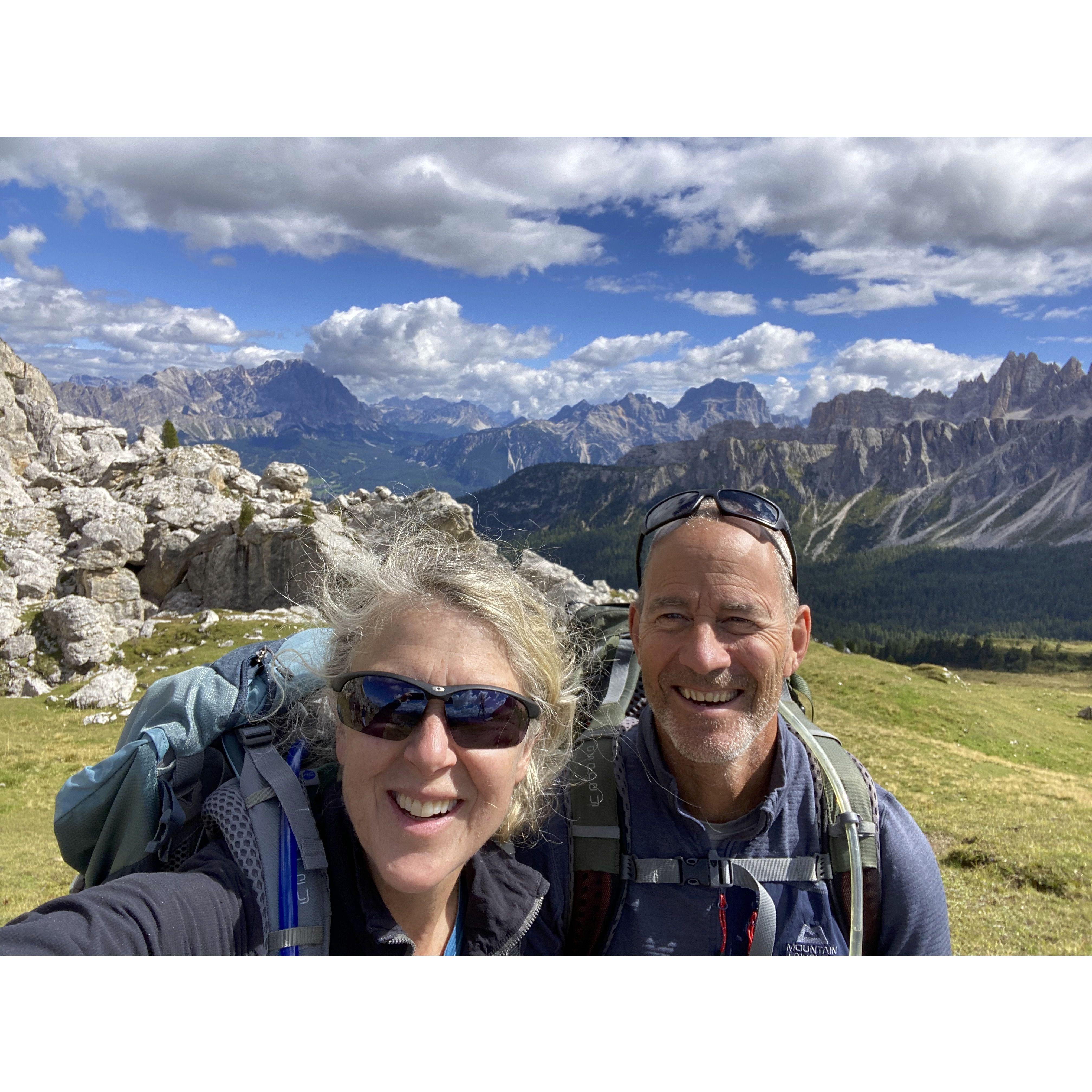 Dolomites Italy vacation hike - September 2022