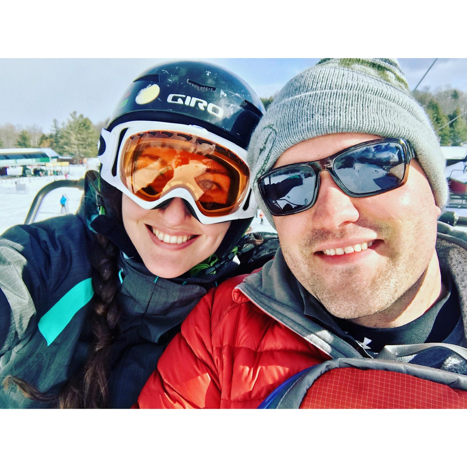 Alyssa's First Day Skiing! 2016 at Gore