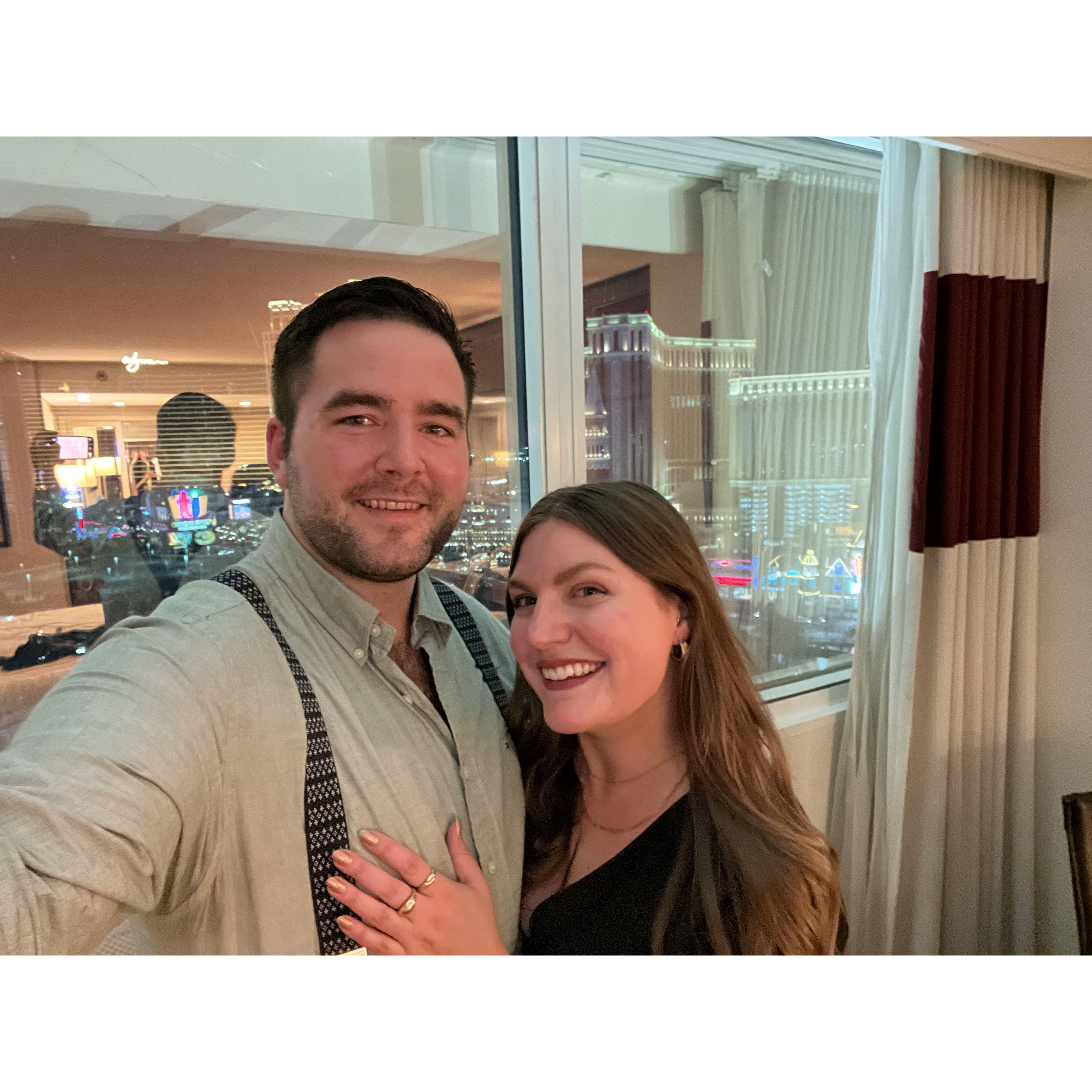 Our first trip together to Vegas!