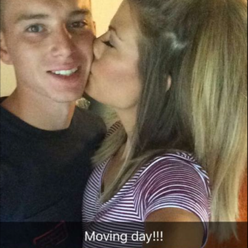 This is the day we moved in to our very first home together!