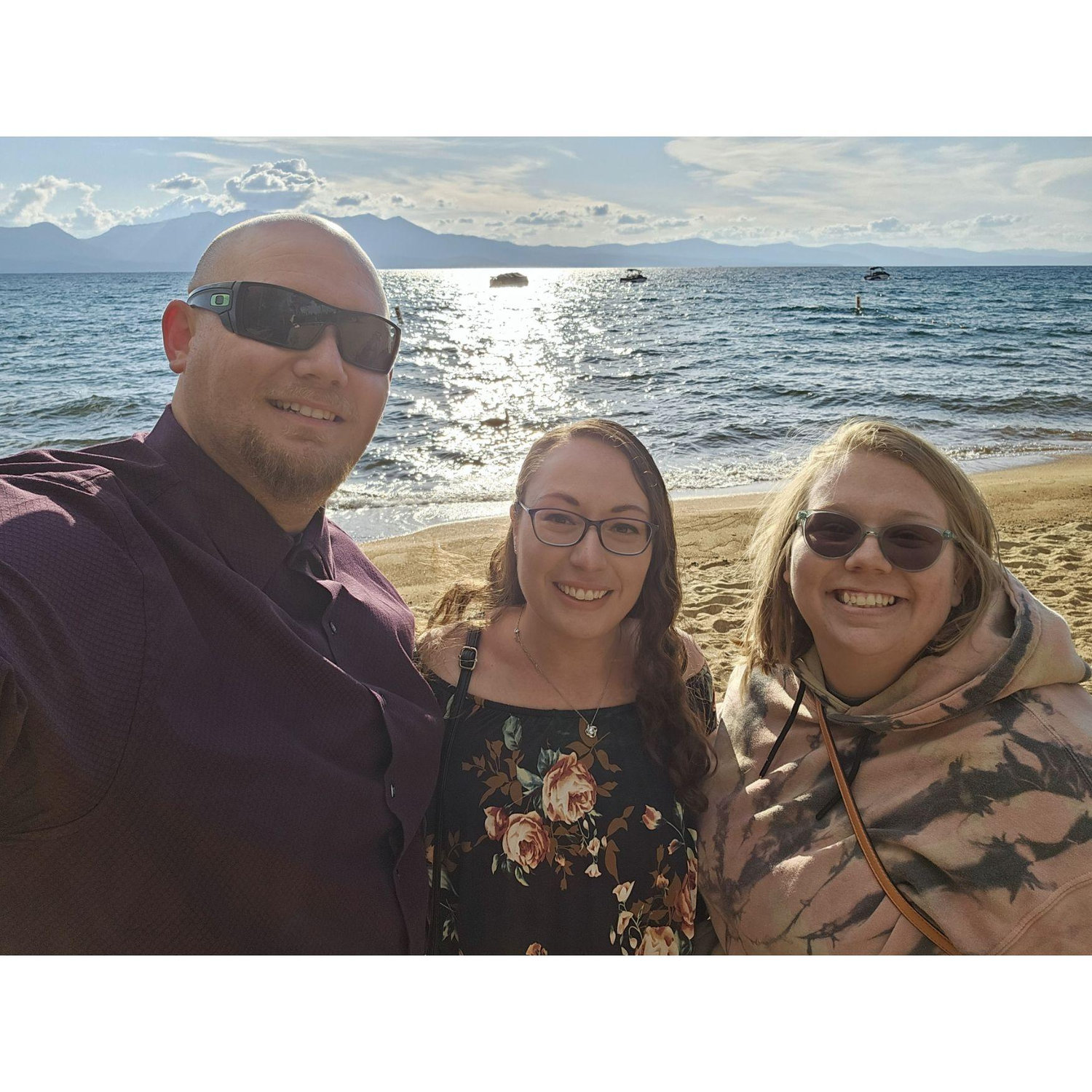 Right after engagement on the shores of Lake Tahoe, June 2023