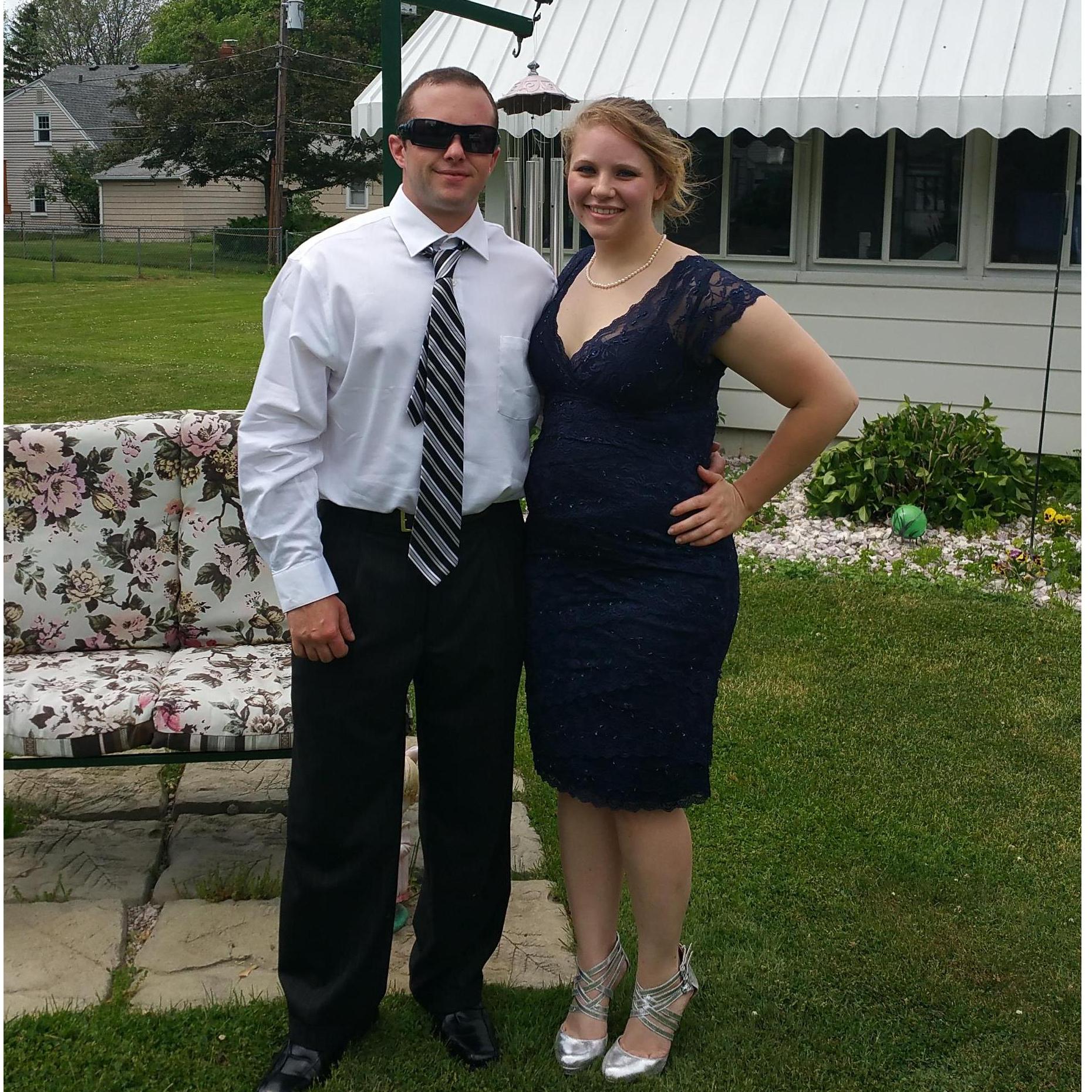 Their first wedding together!
May 2015