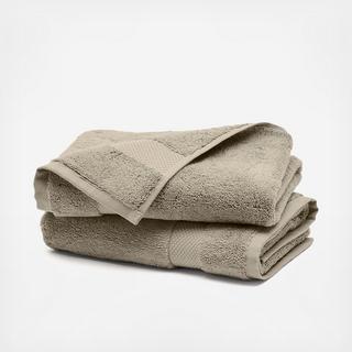 Plush Organic Hand Towel, Set of 2