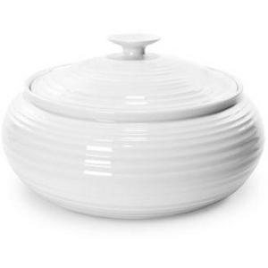 Portmeirion - Sophie Conran White Low, Covered Casserole, 6 pt.