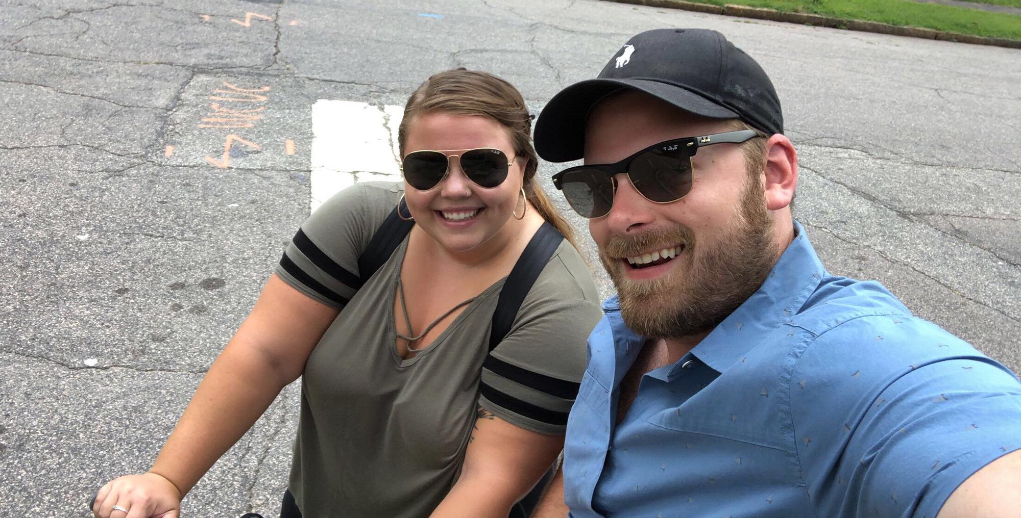 Scootering around Raleigh in 2018