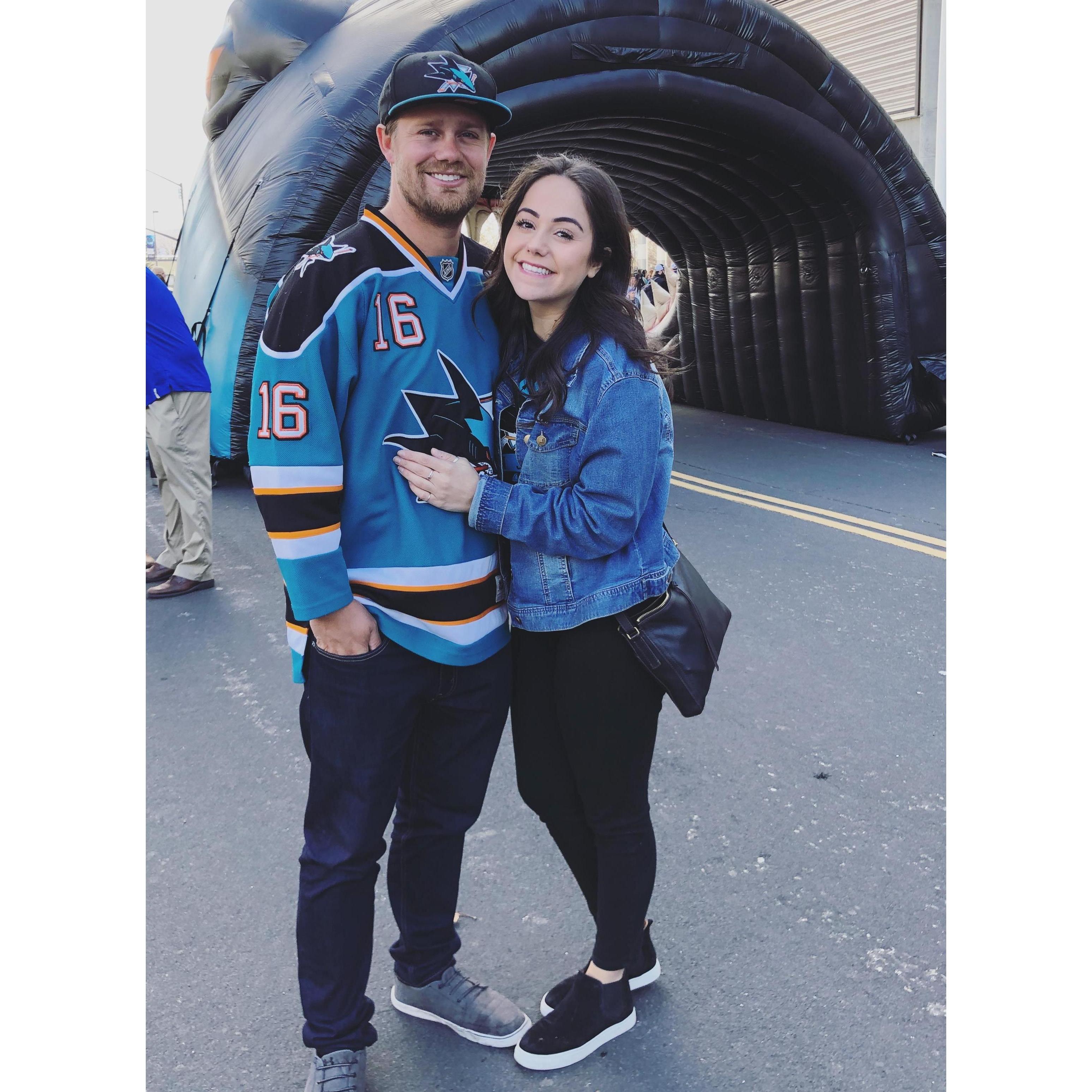 One of many Sharks games.