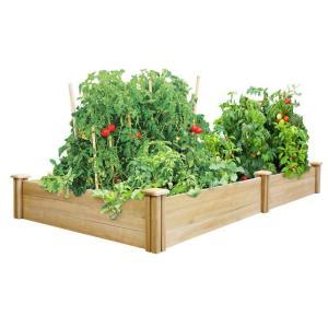 4 ft. x 8 ft. x 10.5 in. Original Cedar Raised Garden Bed