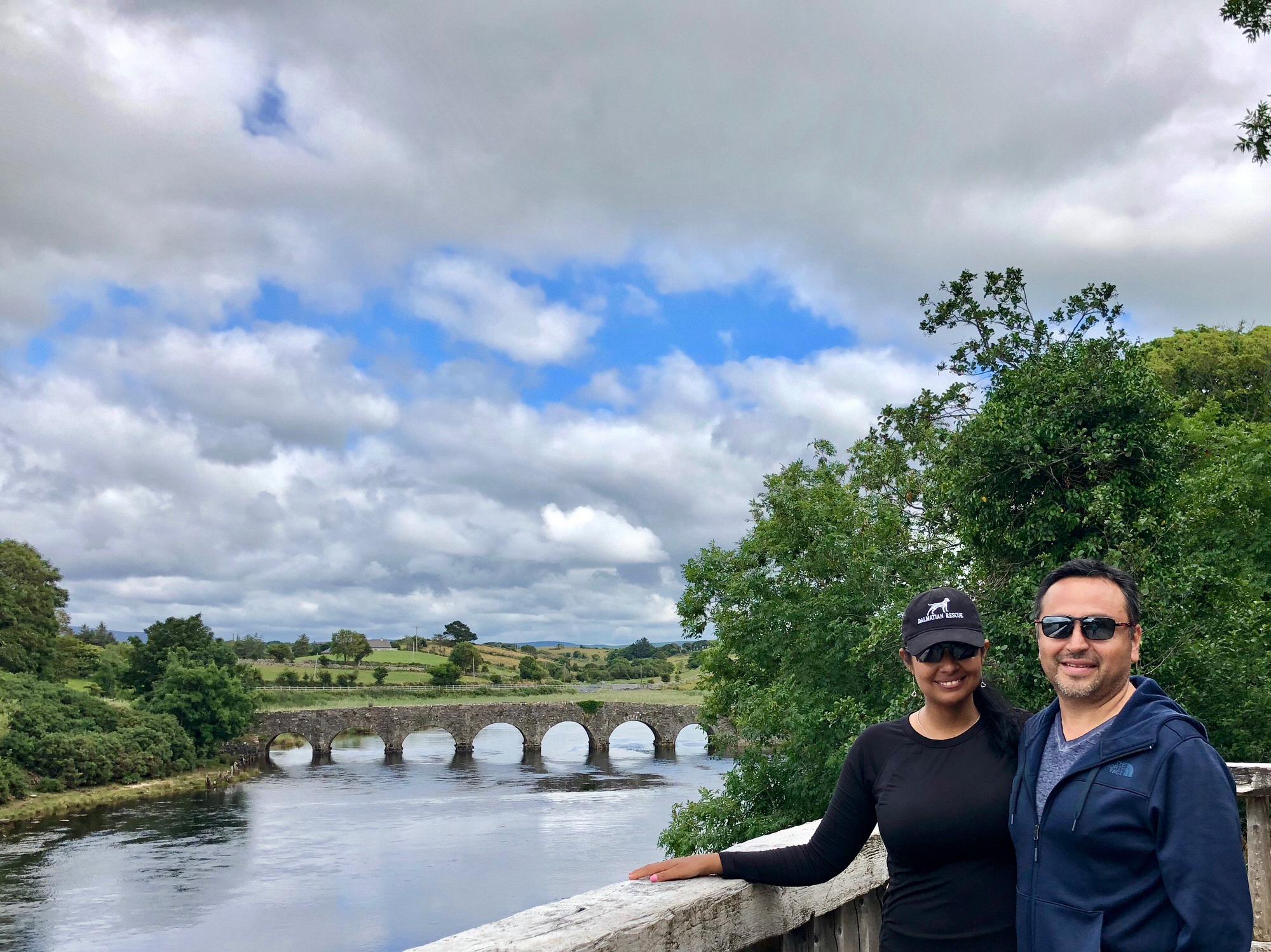 Ireland next to a bridge that was built in the 1600s! older than the US!