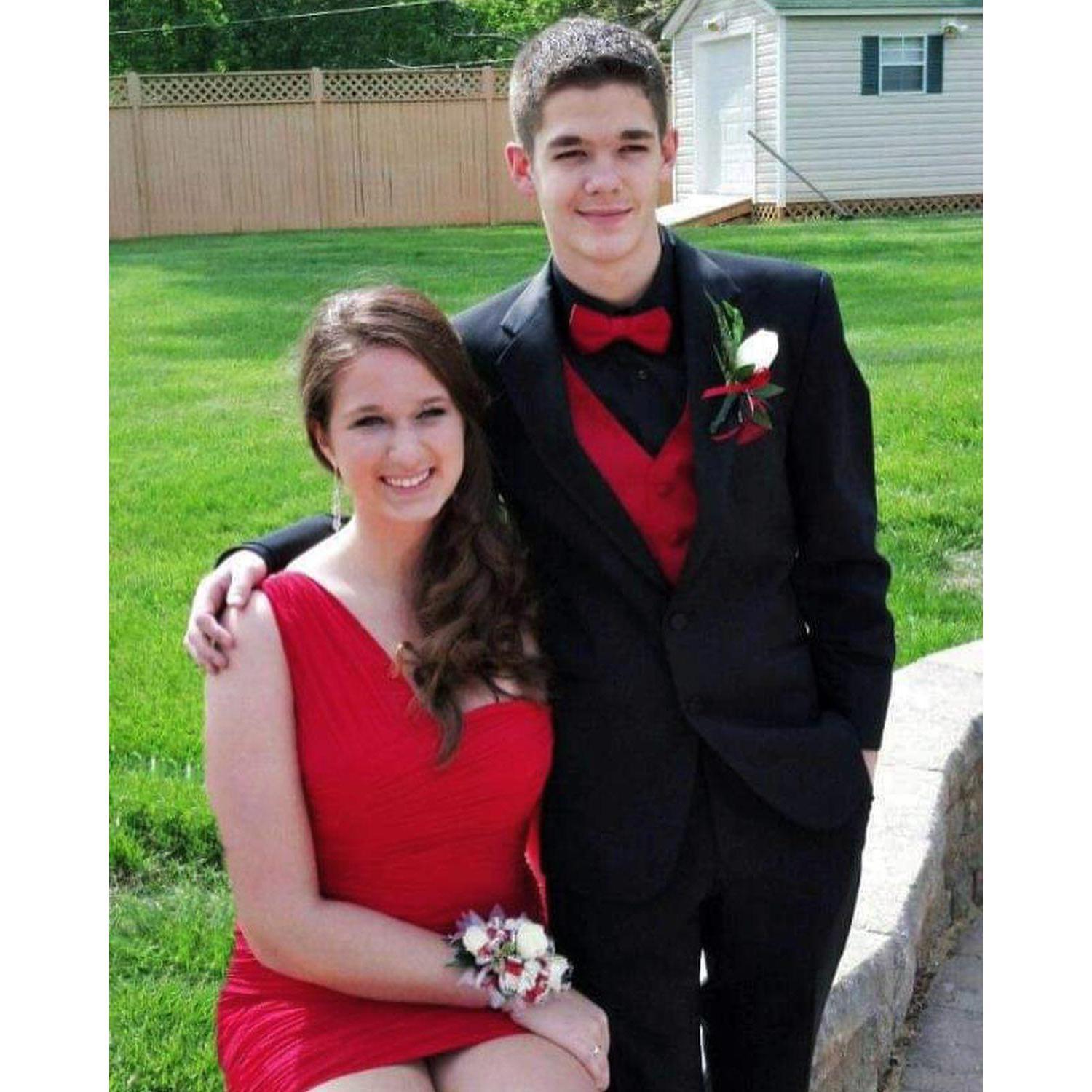 First prom together in the first year of us dating! High School seems like another lifetime ago