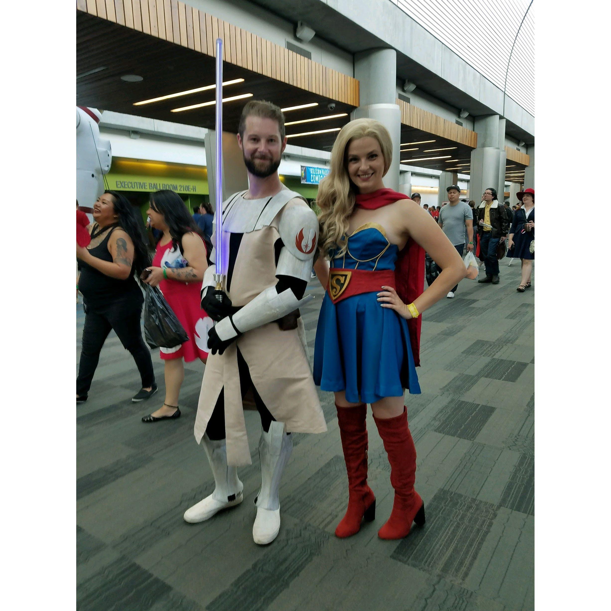 Our first comic con together.