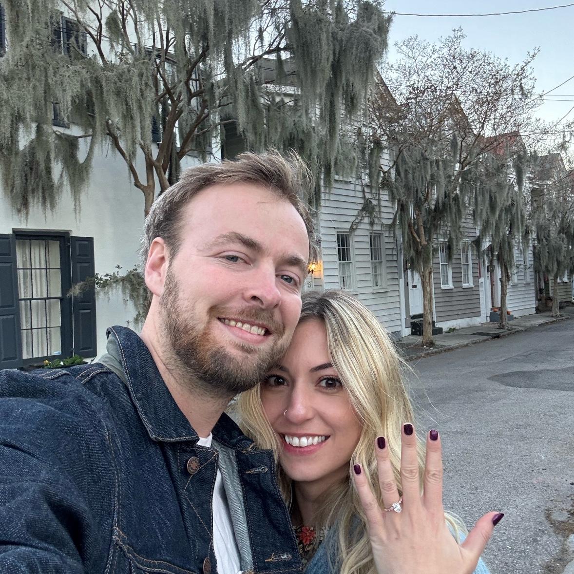 We got engaged on November 23rd, 2024, in Charleston, South Carolina ♥︎