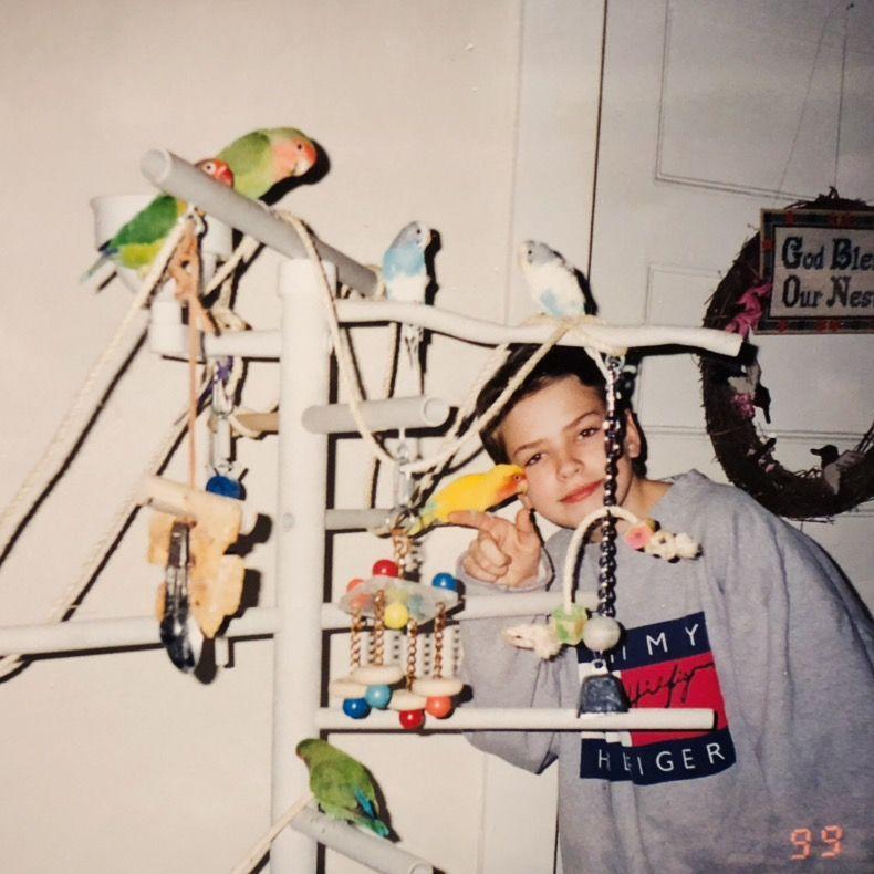 Chris as a kid