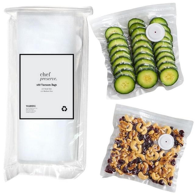 Chef Preserve Vacuum Sealer Bags (30 Bags)